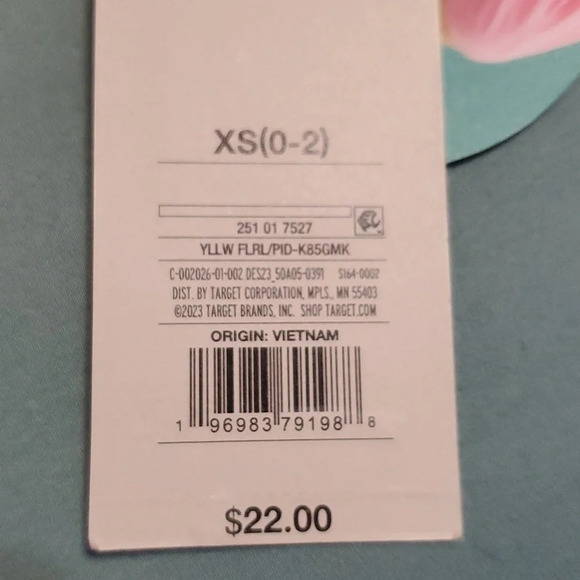 NWT Rhode x Target Women's Dainty Lotus Print Bikini Bottoms XS 0-2 - Picture 7 of 7